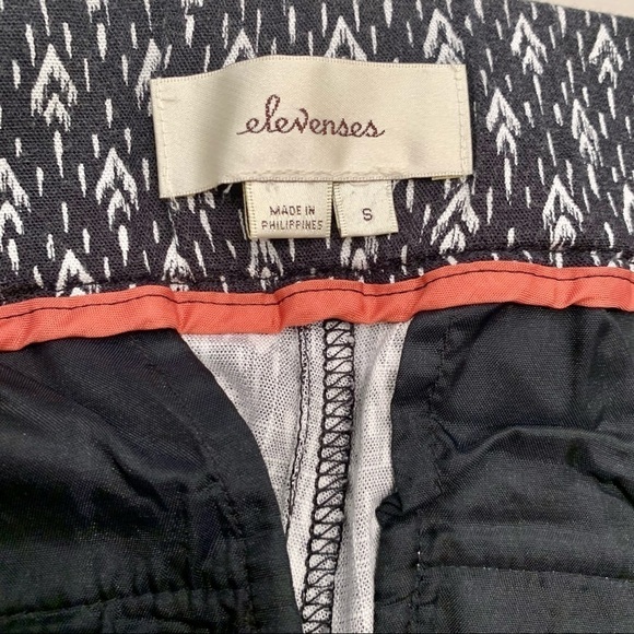 Anthropologie Pants Adult Small Black&White Elevenses High Waist Wide Leg Women - Picture 9 of 11